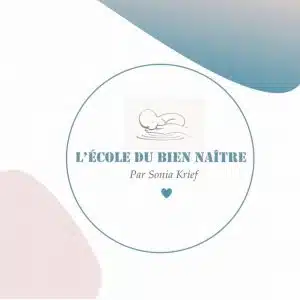 ecole du bien naître, logo, formation, école, douceur de bébé, amiens