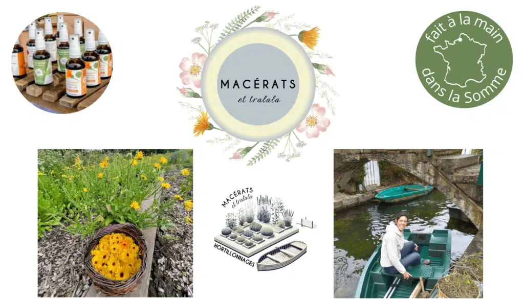 massage bébé, huile bio, hortillonnage, artisanat local amiens, massage femme enceinte, macerats